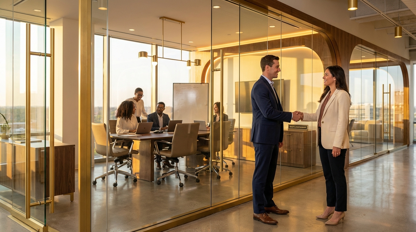 Professional team collaboration